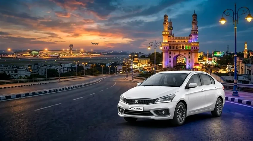 Premium Sedan Maruti Suzuki Ciaz Taxi in Hyderabad