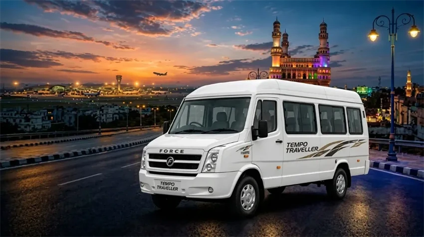 Force Tempo Traveller Rental Hyderabad