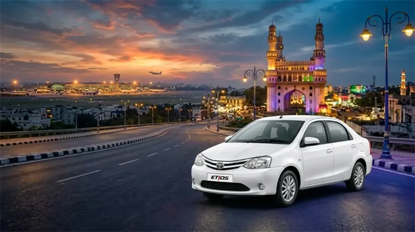 Toyota Etios Sedan Taxi in Hyderabad