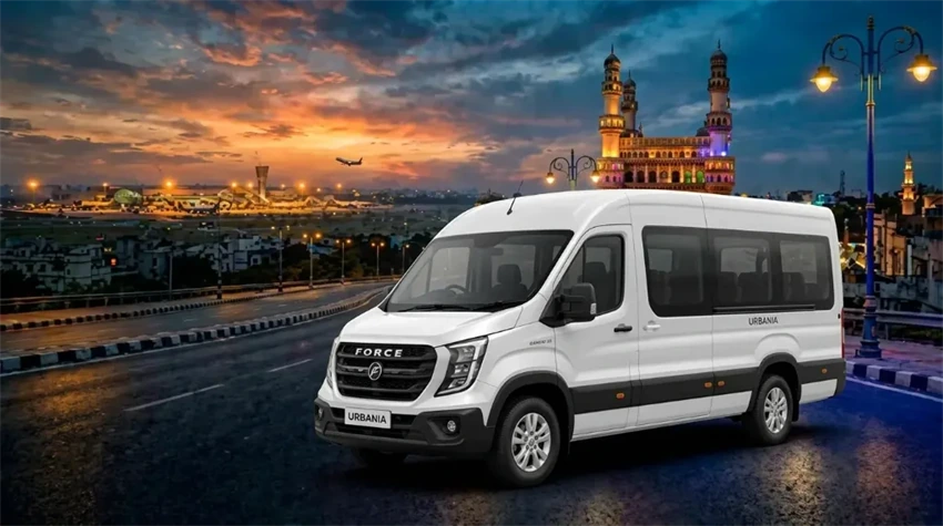 Force Urbania Luxury Van Rental Hyderabad